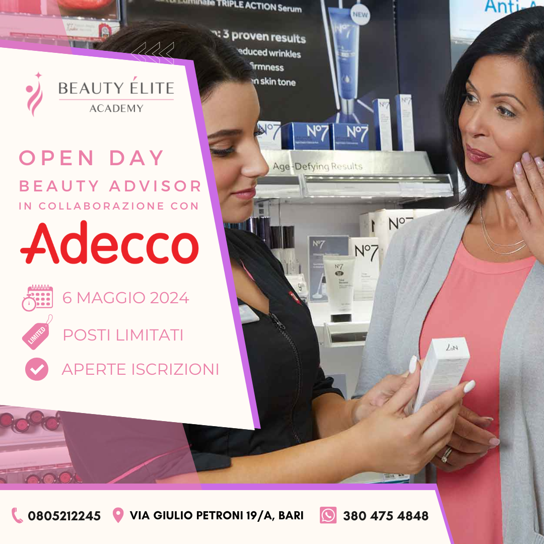 OPEN DAY - BEAUTY ADVISOR